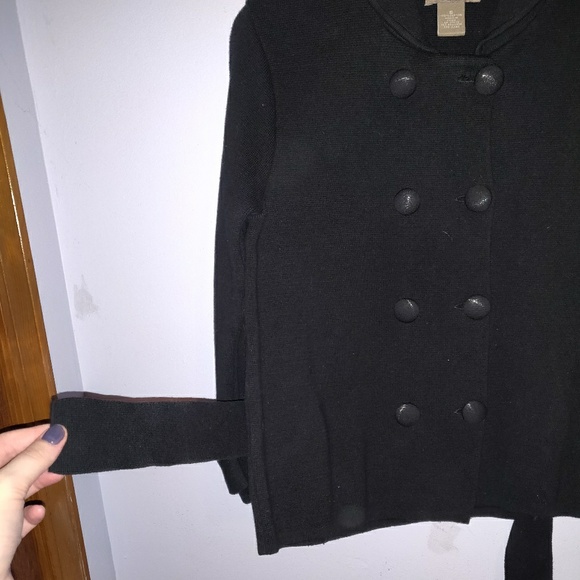 Vintage black sweater jacket - Picture 3 of 8
